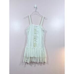 Pretty Angel Mini Dress in White Size Medium